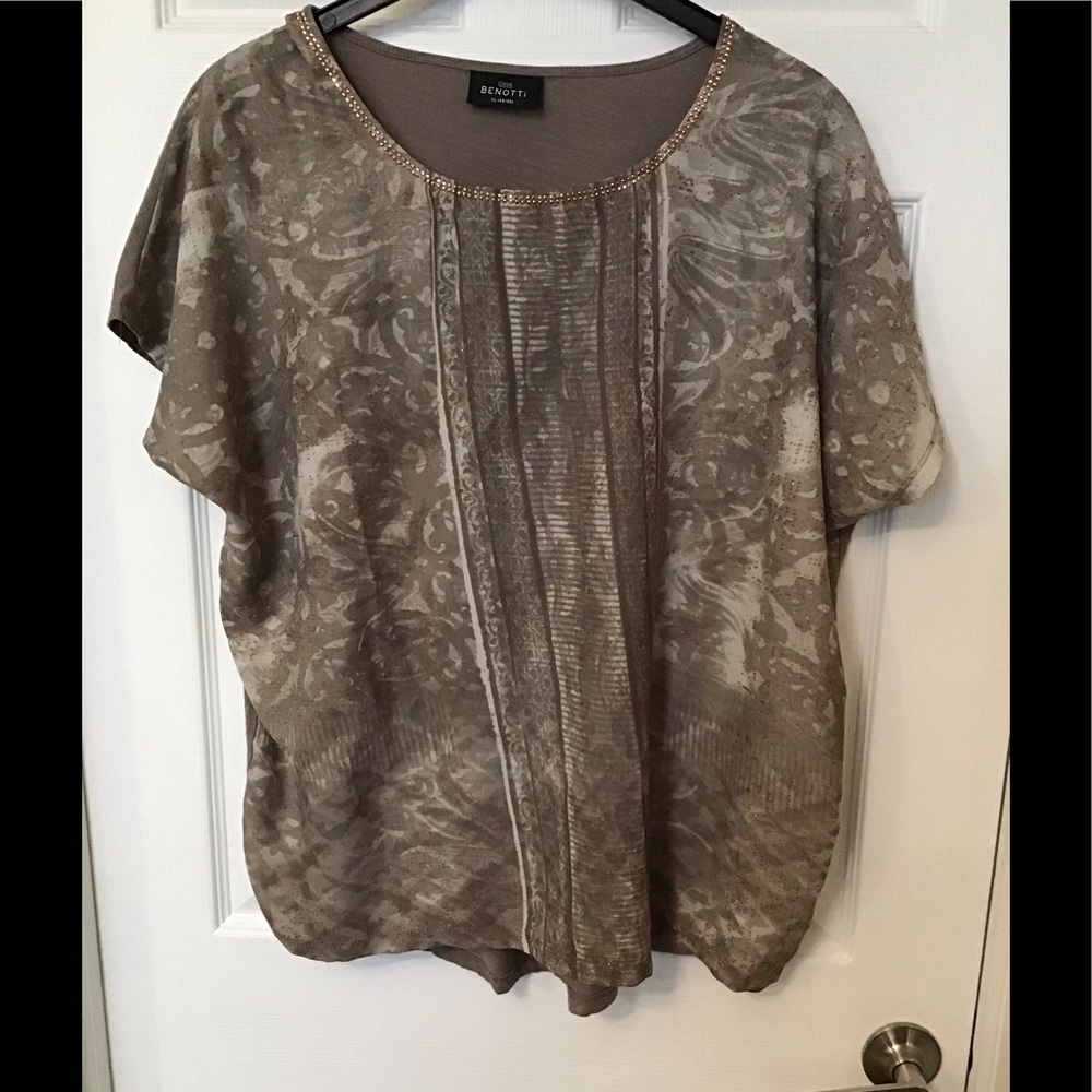 Plus Size Gina Benotti Dressy Top